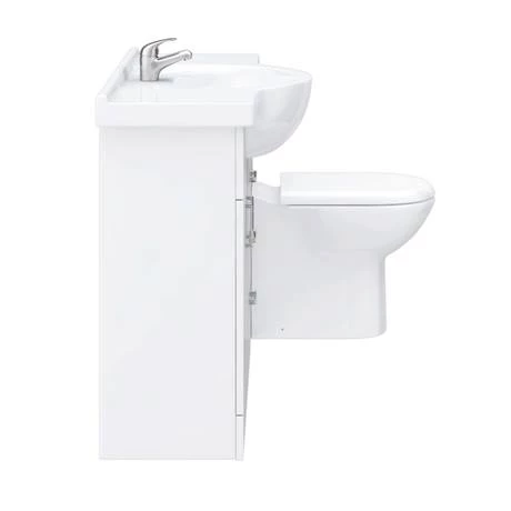 Cove 1520mm Vanity Unit Bathroom Suite (High Gloss White - Depth 330mm) 8 Cove 1520mm Vanity Unit Bathroom Suite (High Gloss White - Depth 330mm) - Image 6