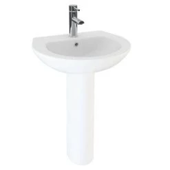Cove 4 Piece Bathroom Suite (Comfort Height Toilet w. Basin) -Cloakroom Suites Shop CV4PCCH d3 460