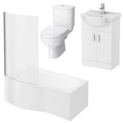 Cove Small Shower Bath Suite 11 Cove Small Shower Bath Suite -Cloakroom Suites Shop CVSBS d6 460