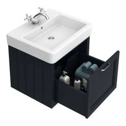 Chatsworth Wall Hung Graphite Vanity with Chrome Handle & Low Level Toilet 10 Chatsworth Wall Hung Graphite Vanity with Chrome Handle & Low Level Toilet -Cloakroom Suites Shop CWH560BLKCLL d2 460