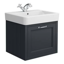 Chatsworth Wall Hung Graphite Vanity with Chrome Handle & Low Level Toilet 11 Chatsworth Wall Hung Graphite Vanity with Chrome Handle & Low Level Toilet -Cloakroom Suites Shop CWH560BLKCLL d3 460