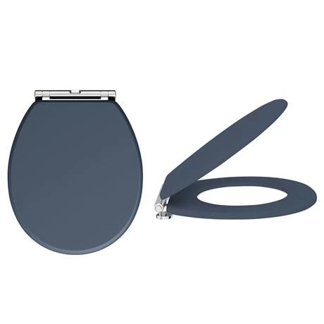 Chatsworth Wall Hung Blue Vanity with Chrome Handle & Low Level Toilet 7 Chatsworth Wall Hung Blue Vanity with Chrome Handle & Low Level Toilet - Image 5