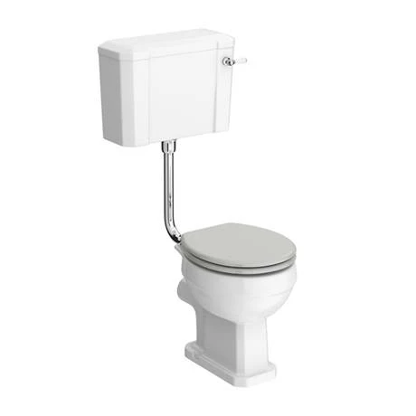 Chatsworth Wall Hung Grey Vanity with Matt Black Handle & Low Level Toilet 6 Chatsworth Wall Hung Grey Vanity with Matt Black Handle & Low Level Toilet - Image 4