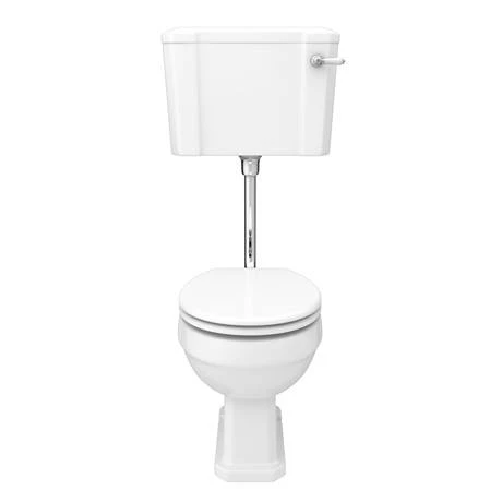 Chatsworth Wall Hung White Vanity with Matt Black Handle & Low Level Toilet 8 Chatsworth Wall Hung White Vanity with Matt Black Handle & Low Level Toilet - Image 6