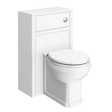 Chatsworth White Marble 610mm Traditional White Vanity Unit + Toilet Package 5 Chatsworth White Marble 610mm Traditional White Vanity Unit + Toilet Package - Image 3