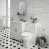 Chatsworth White Marble 610mm Traditional White Vanity Unit + Toilet Package 1 Chatsworth White Marble 610mm Traditional White Vanity Unit + Toilet Package -Cloakroom Suites Shop CWM610WCWHT p