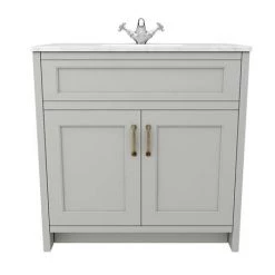 Chatsworth White Marble 810mm Traditional Grey Vanity Unit + Toilet Package 12 Chatsworth White Marble 810mm Traditional Grey Vanity Unit + Toilet Package -Cloakroom Suites Shop CWM810WCGRY n d1 460