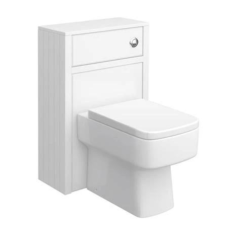 Chatsworth White Marble 810mm Traditional White Vanity Unit + Toilet Package 4 Chatsworth White Marble 810mm Traditional White Vanity Unit + Toilet Package - Image 2