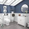 Chatsworth White Marble 810mm Traditional White Vanity Unit + Toilet Package 1 Chatsworth White Marble 810mm Traditional White Vanity Unit + Toilet Package -Cloakroom Suites Shop CWM810WCWHT np
