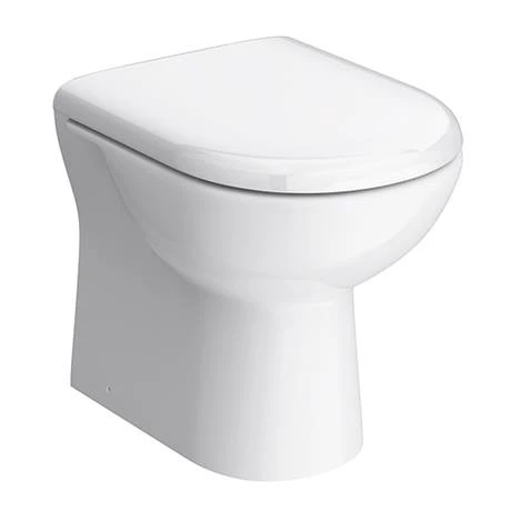 Nuie Cubix Gloss White Vanity Unit with Concealed Cistern, D-Shaped BTW Pan & Soft Close Seat 5 Nuie Cubix Gloss White Vanity Unit with Concealed Cistern, D-Shaped BTW Pan & Soft Close Seat - Image 3