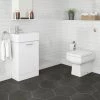 Nuie Cubix Gloss White Vanity Unit with Concealed Cistern, Square BTW Pan & Soft Close Seat 2 Nuie Cubix Gloss White Vanity Unit with Concealed Cistern, Square BTW Pan & Soft Close Seat -Cloakroom Suites Shop CXCCSBTWP np
