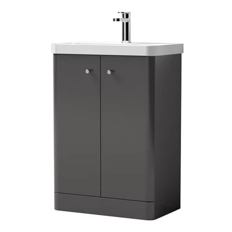 Cruze B-Shaped Shower Bath Suite - 1700mm with Grey Vanity Unit and Toilet 8 Cruze B-Shaped Shower Bath Suite - 1700mm with Grey Vanity Unit and Toilet - Image 6