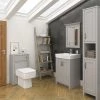 Chatsworth 3-Piece Traditional Grey Bathroom Suite 2 Chatsworth 3-Piece Traditional Grey Bathroom Suite -Cloakroom Suites Shop Chatsworth 3Pc Traditional Grey Bathroom Suite p