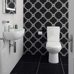 Cool Cloakroom Suite - Gloss White