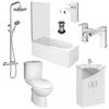 Drift Complete Modern Bathroom Package 2 Drift Complete Modern Bathroom Package -Cloakroom Suites Shop DR15CBP P