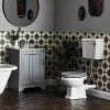 Bayswater Fitzroy Traditional Plummett Grey Marble Top Vanity Unit + Toilet Package 2 Bayswater Fitzroy Traditional Plummett Grey Marble Top Vanity Unit + Toilet Package -Cloakroom Suites Shop FIT GRY 600 P