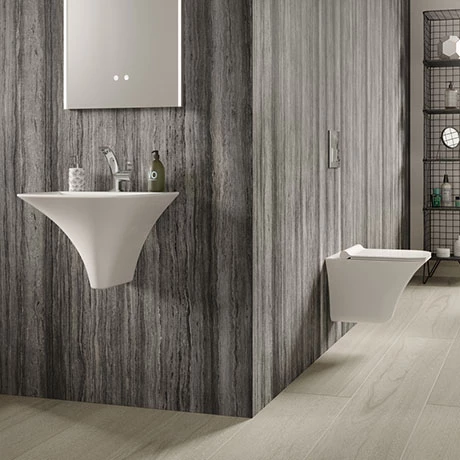 Hudson Reed Grace 1TH Wall Hung Suite (Rimless Toilet, Concealed Cistern + Basin) 3 Hudson Reed Grace 1TH Wall Hung Suite (Rimless Toilet, Concealed Cistern + Basin)