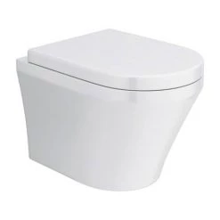 Hudson Reed Luna 1TH Wall Hung Suite (Toilet, Concealed Cistern + Basin) 12 Hudson Reed Luna 1TH Wall Hung Suite (Toilet, Concealed Cistern + Basin) -Cloakroom Suites Shop HRLUNS d4 460