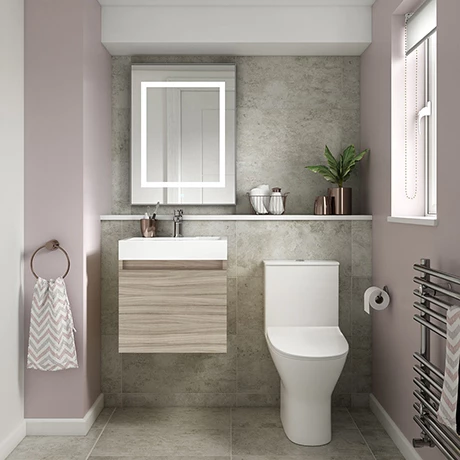 Milan Juno Driftwood Cloakroom Suite 3 Milan Juno Driftwood Cloakroom Suite