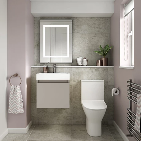 Milan Juno Stone Grey Cloakroom Suite 3 Milan Juno Stone Grey Cloakroom Suite