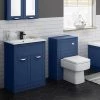 Keswick Blue 620mm Sink Vanity Unit + Toilet Package 2 Keswick Blue 620mm Sink Vanity Unit + Toilet Package -Cloakroom Suites Shop KES BLU PK1 PROD1