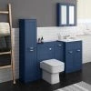 Keswick Blue Sink Vanity Unit, Storage Unit, Tall Boy + Toilet Package 1 Keswick Blue Sink Vanity Unit, Storage Unit, Tall Boy + Toilet Package -Cloakroom Suites Shop KES BLU PK5 p