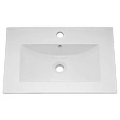 Keswick White 620mm Sink Vanity Unit + Toilet Package -Cloakroom Suites Shop KES WHT PK1 d2 460