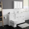 Keswick White 1015mm Sink Vanity Unit + Toilet Package 1 Keswick White 1015mm Sink Vanity Unit + Toilet Package -Cloakroom Suites Shop KES WHT PK6 p