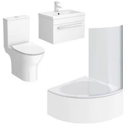 Laguna Small Shower Bath Suite