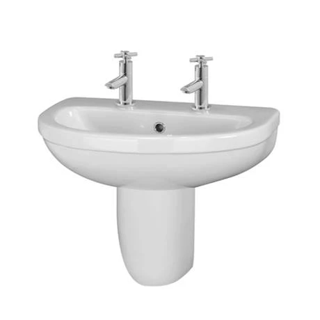 Milton 2TH Classic Bathroom Suite (BTW Pan, Concealed Cistern, Wall Hung Basin) 8 Milton 2TH Classic Bathroom Suite (BTW Pan, Concealed Cistern, Wall Hung Basin) - Image 6