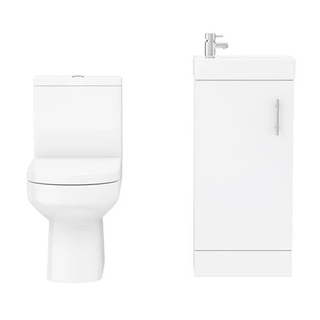 Milan Minimalist Floor Standing Cloakroom Suite 7 Milan Minimalist Floor Standing Cloakroom Suite - Image 5