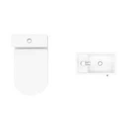 Milan Minimalist Floor Standing Cloakroom Suite 13 Milan Minimalist Floor Standing Cloakroom Suite -Cloakroom Suites Shop MCS2 n d6 460