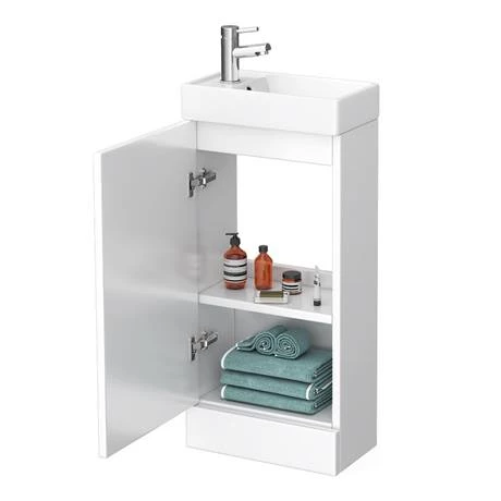 Milan Minimalist Floor Standing Cloakroom Suite 6 Milan Minimalist Floor Standing Cloakroom Suite - Image 4
