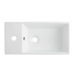 Melbourne Close Coupled Toilet incl. White Compact Cabinet + Basin Set -Cloakroom Suites Shop MELVTY058 d5 460