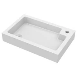 Metro Combined Two-In-One Wash Basin & Toilet (500mm wide x 300mm) 12 Metro Combined Two-In-One Wash Basin & Toilet (500mm wide x 300mm) -Cloakroom Suites Shop METCOMBWC N D2 460