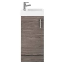 Milan Grey Avola Cloakroom Suite (Toilet, Concealed Cistern + Vanity Unit) 11 Milan Grey Avola Cloakroom Suite (Toilet, Concealed Cistern + Vanity Unit) -Cloakroom Suites Shop MIL GA S d5 460