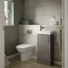 Milan Grey Avola Cloakroom Suite (Toilet, Concealed Cistern + Vanity Unit) 2 Milan Grey Avola Cloakroom Suite (Toilet, Concealed Cistern + Vanity Unit) -Cloakroom Suites Shop MIL GA S p