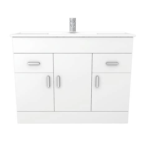 Toreno 1500mm Gloss White Vanity Unit Bathroom Suite - Depth 400/200mm 8 Toreno 1500mm Gloss White Vanity Unit Bathroom Suite - Depth 400/200mm - Image 6