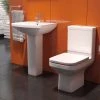 Monza Square 4-Piece Bathroom Suite 1 Monza Square 4-Piece Bathroom Suite -Cloakroom Suites Shop Monza Square 4 Piece Bathroom Suite p