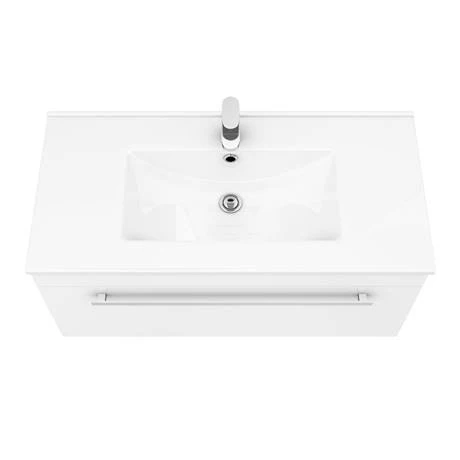 Nova 800mm Wall Hung Vanity Basin with WC Unit, Cistern + Pan 7 Nova 800mm Wall Hung Vanity Basin with WC Unit, Cistern + Pan - Image 5