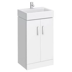 Nova Small Cloakroom Suite - Gloss White 11 Nova Small Cloakroom Suite - Gloss White -Cloakroom Suites Shop NVCLKFS 2 460