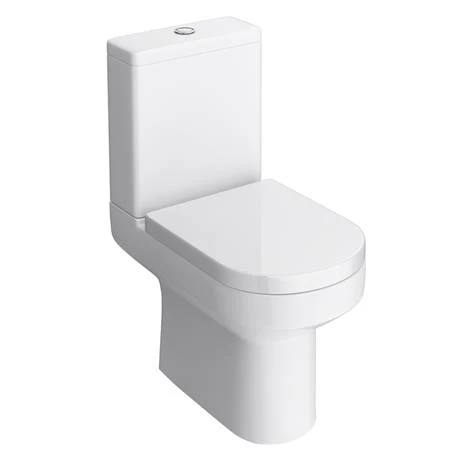 Nova Small Cloakroom Suite - Gloss White 3 Nova Small Cloakroom Suite - Gloss White - Image 2