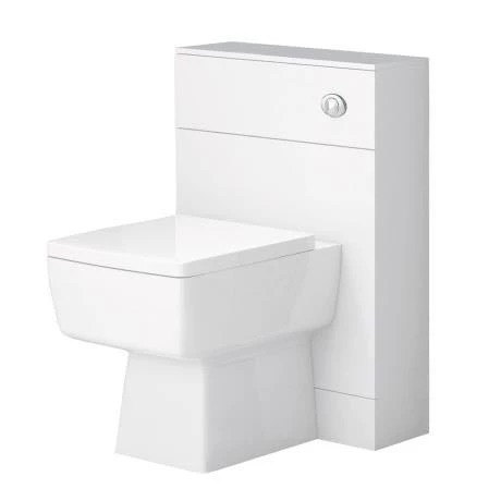 Nova High Gloss White Vanity Bathroom Suite - W1100 x D400/200mm 5 Nova High Gloss White Vanity Bathroom Suite - W1100 x D400/200mm - Image 3