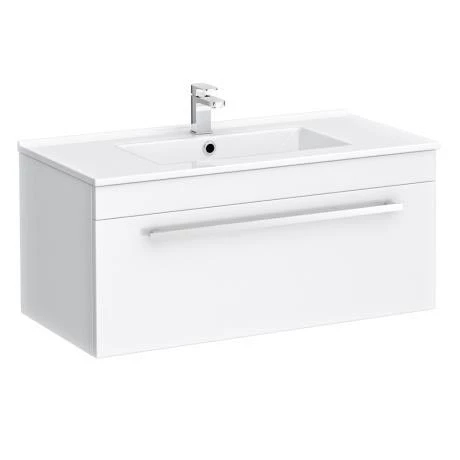 Nova 800mm Wall Hung Vanity Basin with WC Unit, Cistern + Pan 4 Nova 800mm Wall Hung Vanity Basin with WC Unit, Cistern + Pan - Image 2