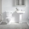 Oxford 4-Piece Traditional Bathroom Suite 1 Oxford 4-Piece Traditional Bathroom Suite -Cloakroom Suites Shop OXS n p