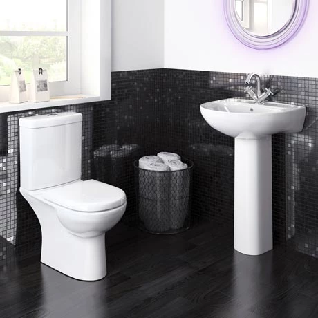 Nuie Lawton Compact 4-Piece Bathroom Suite 3 Nuie Lawton Compact 4-Piece Bathroom Suite