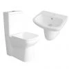 Nuie Renoir 4-Piece Modern Cloakroom Suite -Cloakroom Suites Shop Premier Renoir 4 Piece Modern Cloakroom Suite p