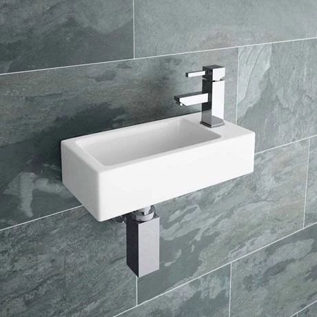 Rondo Cloakroom Suite (Toilet + Wall Hung Basin) 4 Rondo Cloakroom Suite (Toilet + Wall Hung Basin) - Image 2