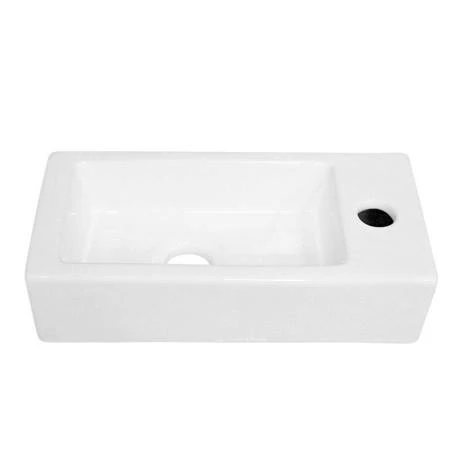 Rondo Cloakroom Suite (Toilet + Wall Hung Basin) 5 Rondo Cloakroom Suite (Toilet + Wall Hung Basin) - Image 3