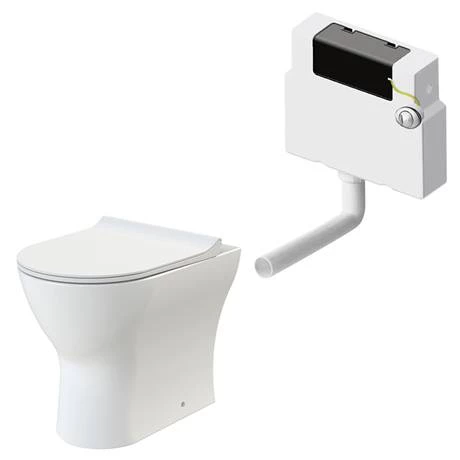 Monza White Ash Wall Hung Bathroom Furniture Package 8 Monza White Ash Wall Hung Bathroom Furniture Package - Image 6